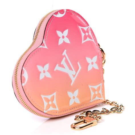 louis vuitton heart coin purse pink|authentic Louis Vuitton coin purse.